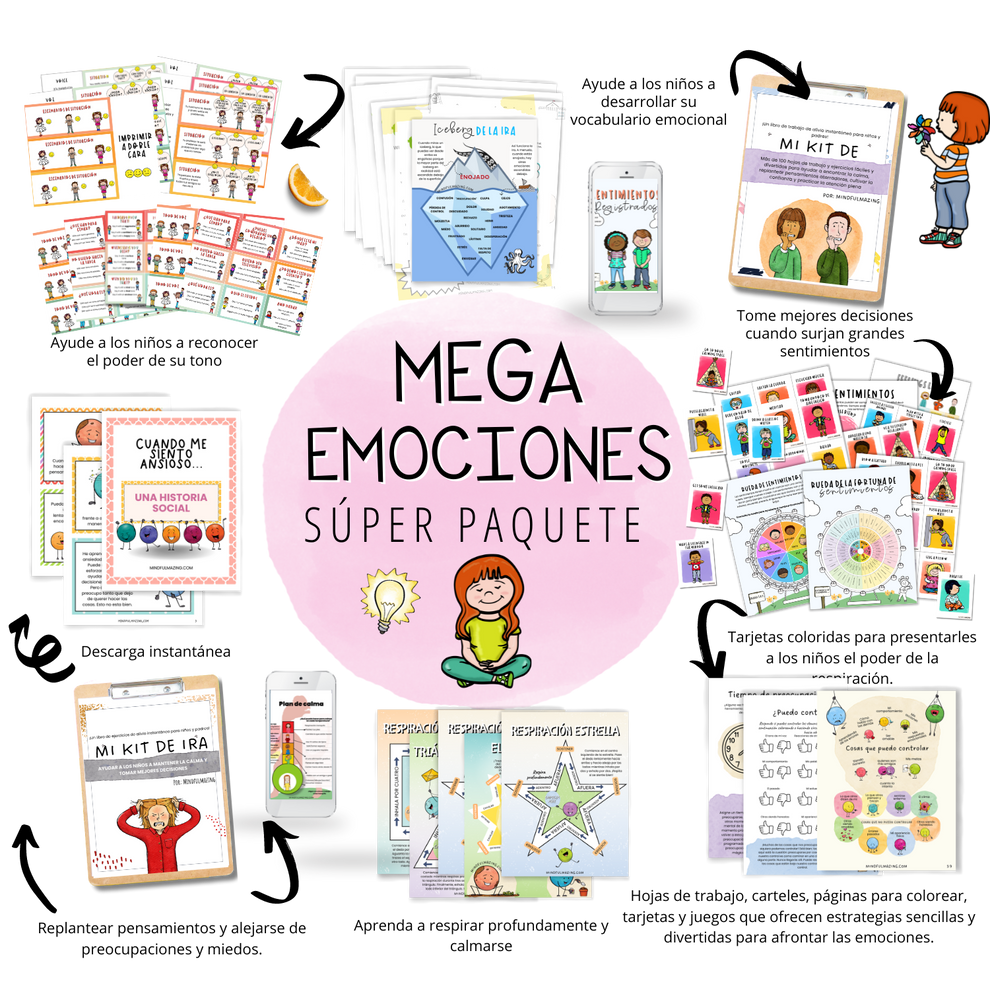 💛 KIT DE TERAPIA PARA LOS PEQUES: Herramientas para criar con consciencia, calma y comprensión.